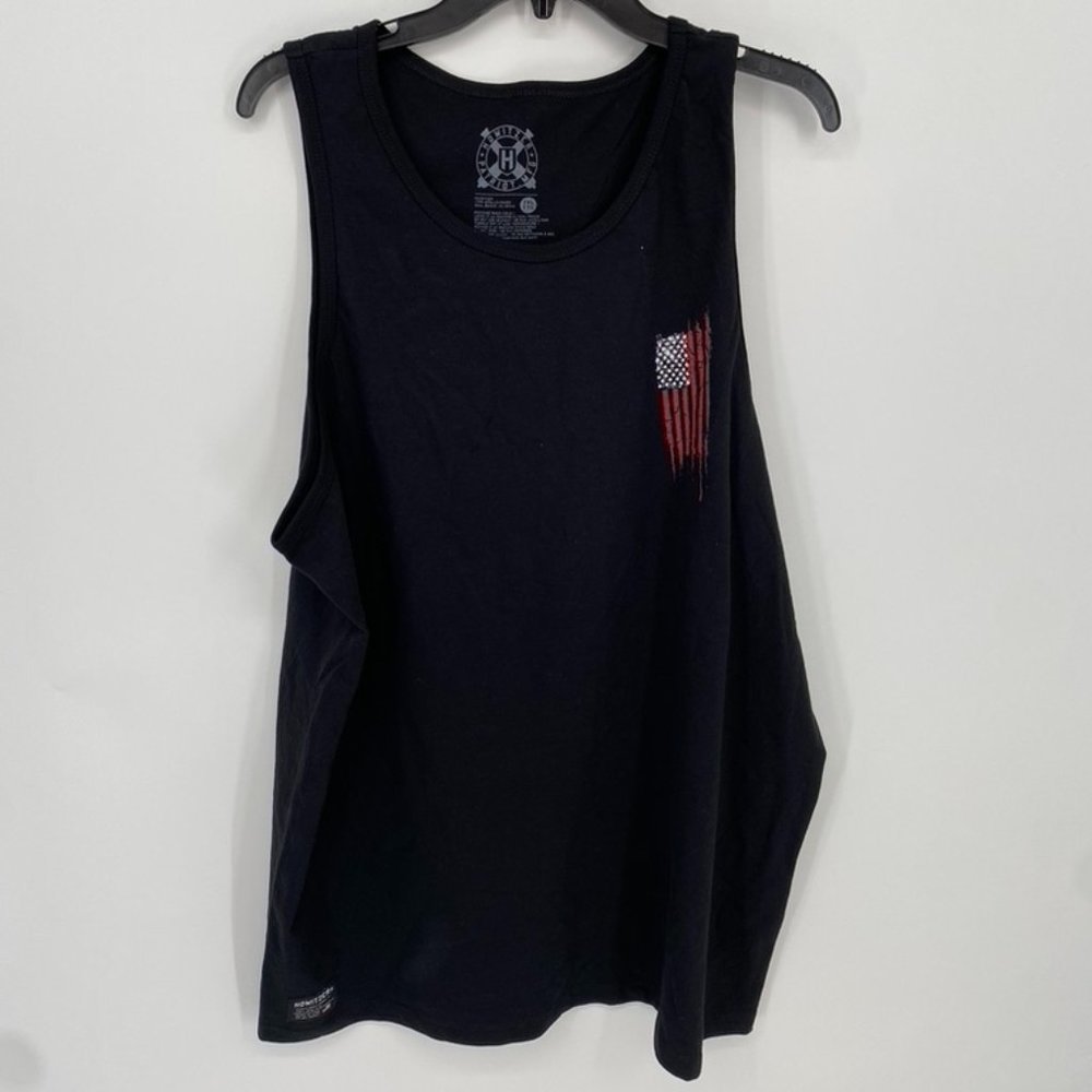 Howitzer Patriot Mens Black Tank Top